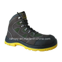 New Style Crazy Horse Leather Safety Shoes (HQ08002)